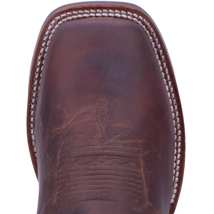 'Dan Post' Men's 11" Winslow Square Toe - Dark Brown 3 'Dan Post' Men's 11" Winslow Square Toe - Dark Brown - Image 3