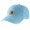 'Carhartt' Men's Adjustable Canvas Cap - Powder Blue