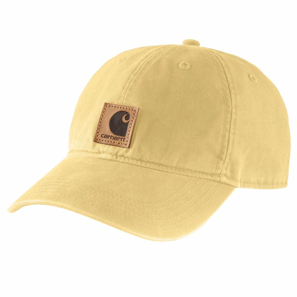 'Carhartt' Men's Adjustable Canvas Cap - Pale Sun 1 'Carhartt' Men's Adjustable Canvas Cap - Pale Sun