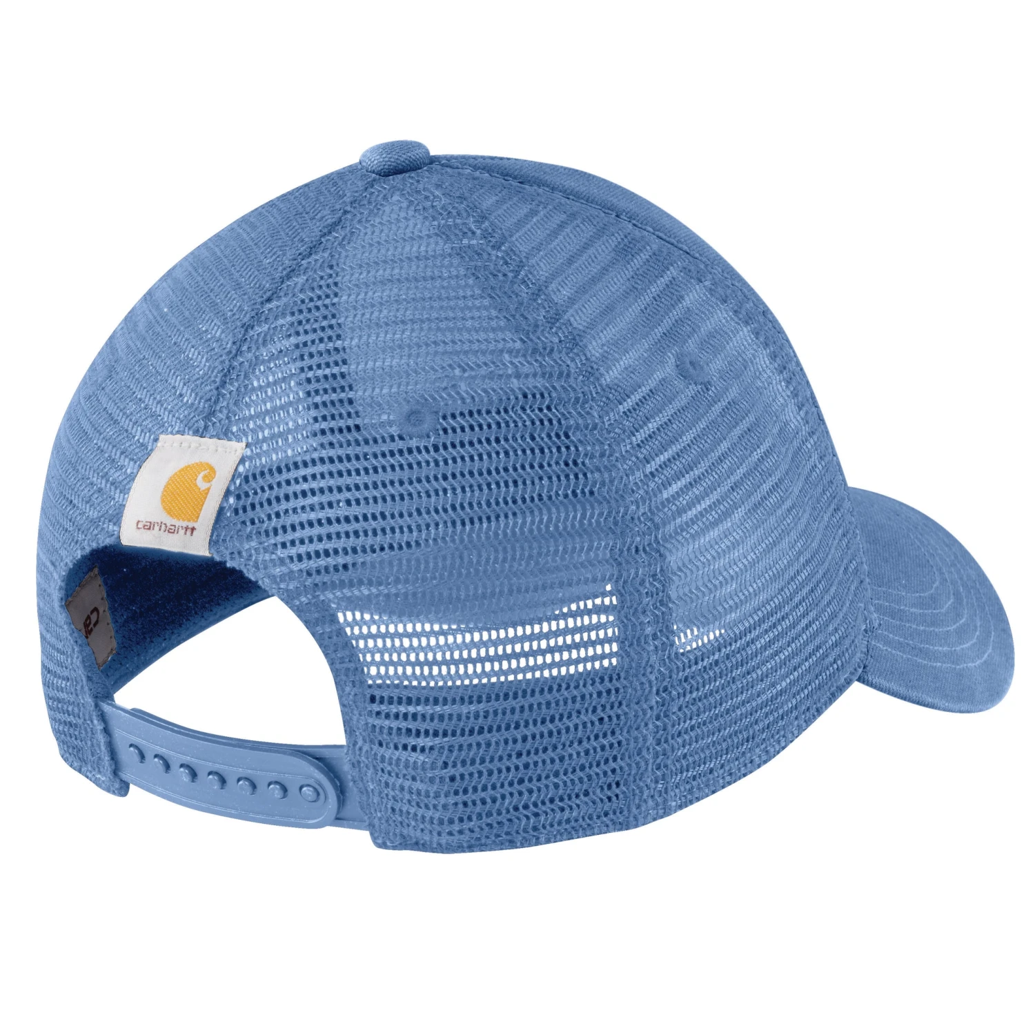 'Carhartt' Men's Canvas Mesh-Back Logo Graphic Cap - Blue Lagoon 2 'Carhartt' Men's Canvas Mesh-Back Logo Graphic Cap - Blue Lagoon - Image 2