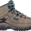 'Keen Outdoor' Women's Targhee EXP WP Mid Hiker - Brindle / Blue Coral