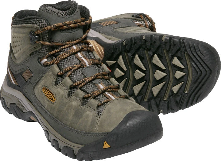 'Keen Outdoor' Men's Targhee III WP Mid Hiker - Black Olive / Golden Brown (Wide) 5 'Keen Outdoor' Men's Targhee III WP Mid Hiker - Black Olive / Golden Brown (Wide) - Image 5