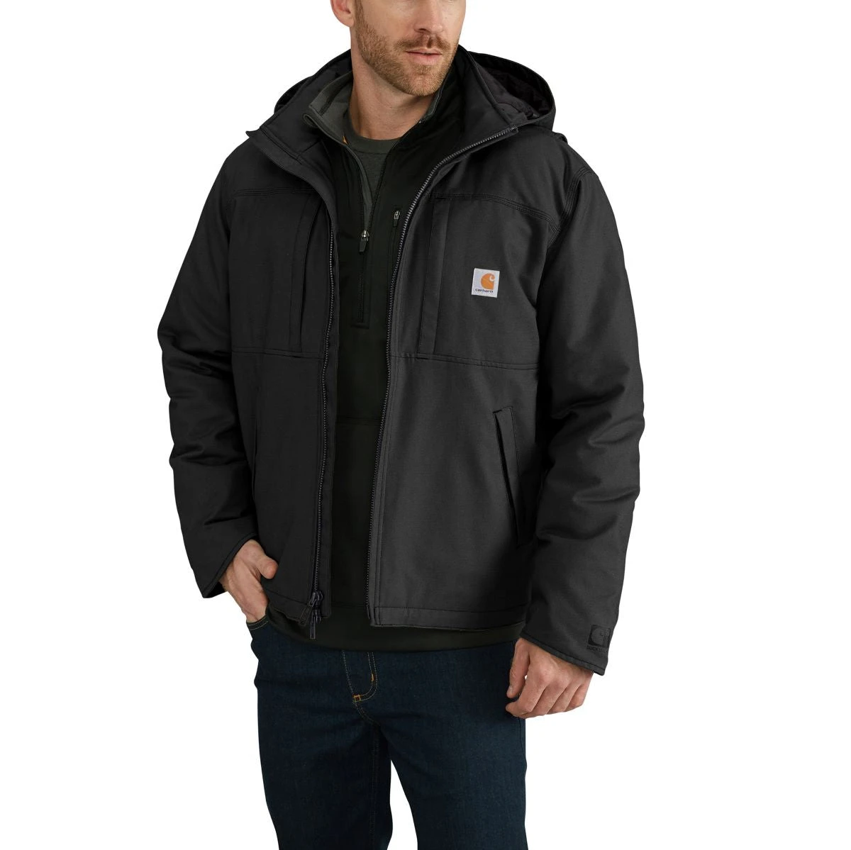 'Carhartt' Men's Full Swing Cryder Insulated Jacket - Black 1 'Carhartt' Men's Full Swing Cryder Insulated Jacket - Black