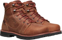 'Keen Utility' Women's 6" Seattle WP Safety Toe - Gingerbread / Black -Outdoor Clothing Sale 1022085 PLA large 1024x1024@2x