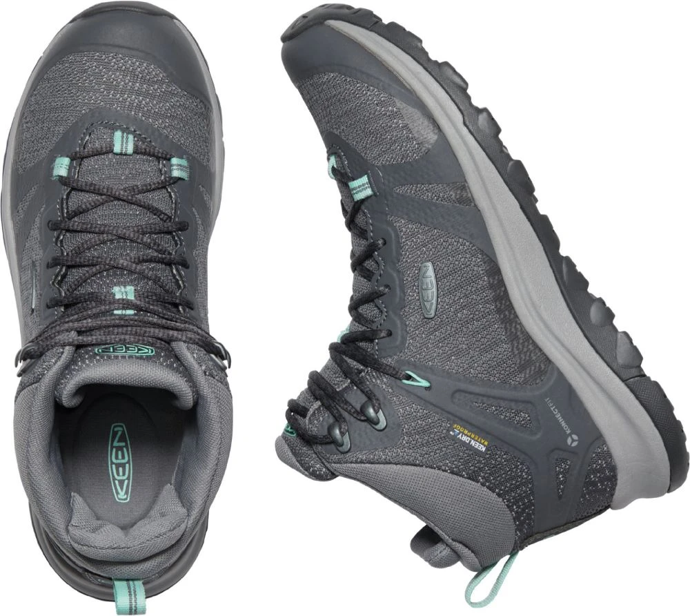 'Keen Outdoor' Women's Terradora II WP Mid Hiker - Magnet / Ocean Wave 2 'Keen Outdoor' Women's Terradora II WP Mid Hiker - Magnet / Ocean Wave - Image 2
