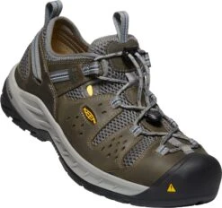 'Keen Utility' Men's Atlanta Cool EH ESD Steel Toe - Gargoyle / Midnight Navy -Outdoor Clothing Sale 1023217 3Q large 1024x1024@2x