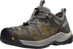 'Keen Utility' Men's Atlanta Cool EH ESD Steel Toe - Gargoyle / Midnight Navy -Outdoor Clothing Sale 1023217 F3Q large 1024x1024@2x