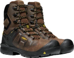 'Keen Utility' Men's 8" Dover EH WP Carbon Toe - Dark Earth / Black -Outdoor Clothing Sale 1024186 PLA large 1024x1024@2x