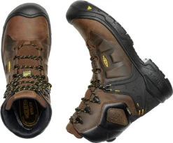 'Keen Utility' Men's 8" Dover EH WP Carbon Toe - Dark Earth / Black -Outdoor Clothing Sale 1024186 PLD large 1024x1024@2x