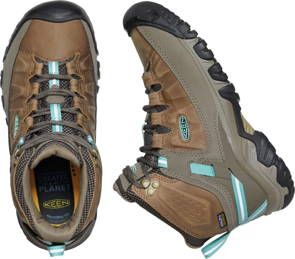 'Keen Outdoor' Women's Targhee III WP Mid Hiker - Toasted Coconut / Porcelain 2 'Keen Outdoor' Women's Targhee III WP Mid Hiker - Toasted Coconut / Porcelain - Image 2