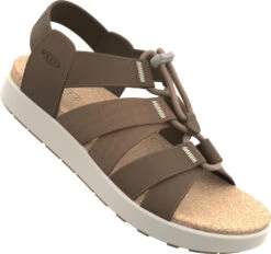 'Keen Outdoor' Women's Elle Mixed Strap Sandal - Toasted Coconut / Birch -Outdoor Clothing Sale 1027280 3Q3D med 1024x1024@2x