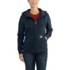 'Carhartt' Women's Clarksburg Full Zip Hoodie - Navy