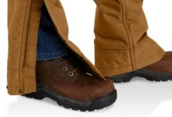 'Carhartt' Women's Loose Fit Duck Insulated Biberall - Carhartt Brown -Outdoor Clothing Sale 104694 BRN FI01 WF22 b 1024x1024@2x