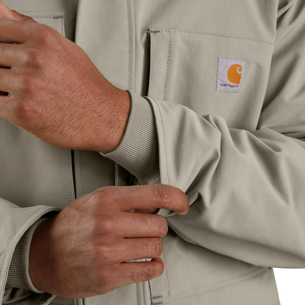 'Carhartt' Men's Super Dux™ Relaxed Fit Insulated Traditional Coat-Level 4 Extreme Warmth Rating - Greige 3 'Carhartt' Men's Super Dux™ Relaxed Fit Insulated Traditional Coat-Level 4 Extreme Warmth Rating - Greige - Image 3