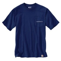 'Carhartt' Men's Relaxed Fit Heavyweight Pocket Tee - Blue Heather -Outdoor Clothing Sale 105179 H53 MS22 1 1024x1024@2x