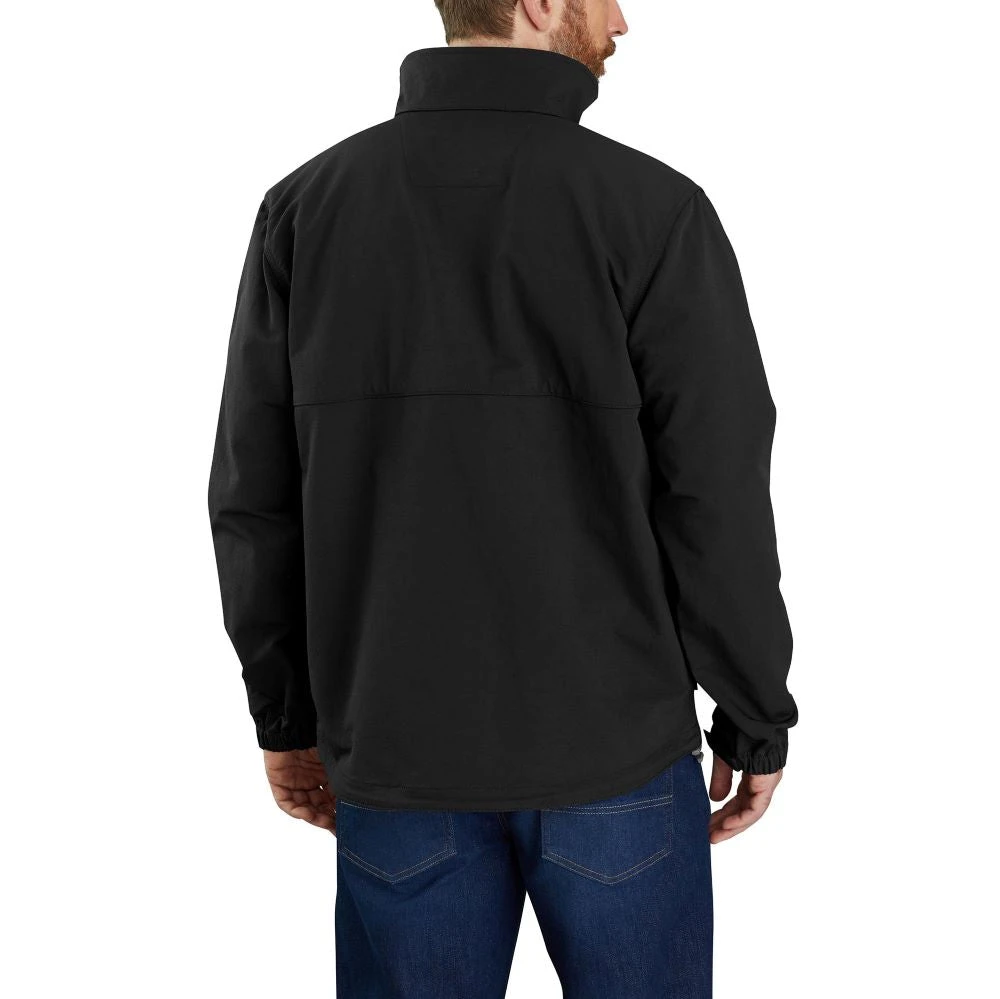 'Carhartt' Men's Super Dux™ Relaxed Fit Lightweight Mock Neck Jacket-Level 1 Warm Rating - Black 3 'Carhartt' Men's Super Dux™ Relaxed Fit Lightweight Mock Neck Jacket-Level 1 Warm Rating - Black - Image 3