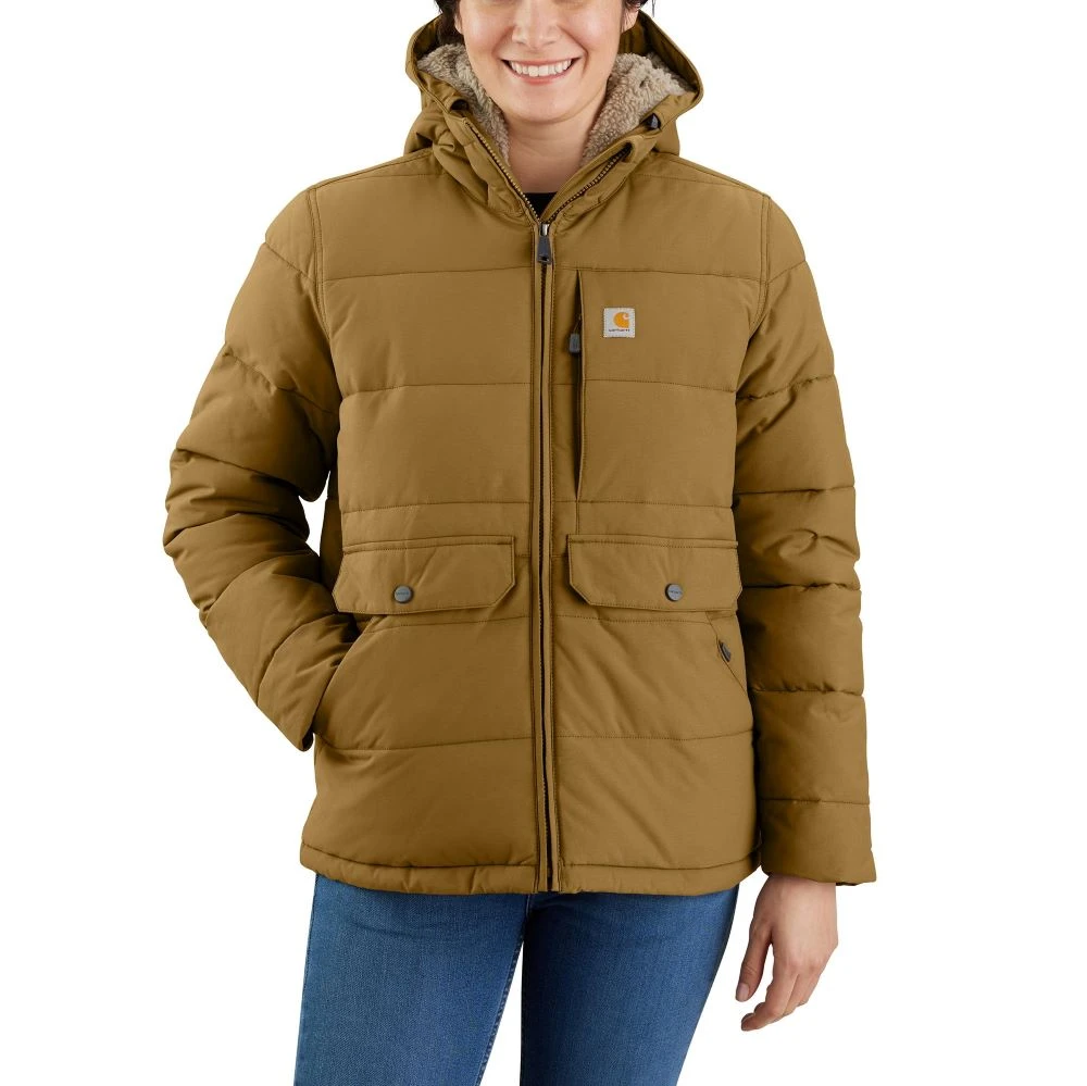 'Carhartt' Women's Montana Relaxed Fit Insulated Jacket - Oak Brown 1 'Carhartt' Women's Montana Relaxed Fit Insulated Jacket - Oak Brown