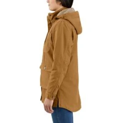 'Carhartt' Women's Washed Duck Coat - Carhartt Brown -Outdoor Clothing Sale 105512 BRN AVR WF22 b 1024x1024@2x
