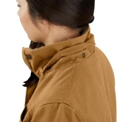 'Carhartt' Women's Washed Duck Coat - Carhartt Brown -Outdoor Clothing Sale 105512 BRN FI01 WF22 b 1024x1024@2x