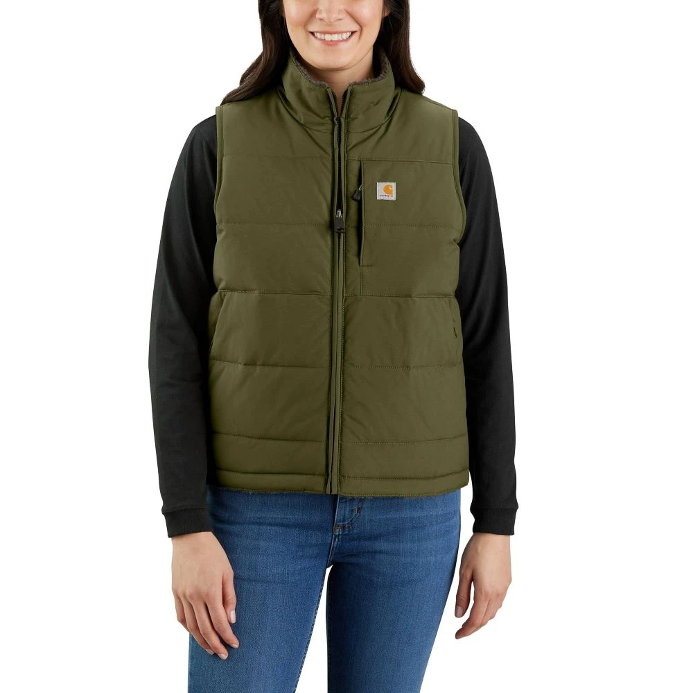 'Carhartt' Women's Montana Reversible Insulated Vest - Basil 1 'Carhartt' Women's Montana Reversible Insulated Vest - Basil
