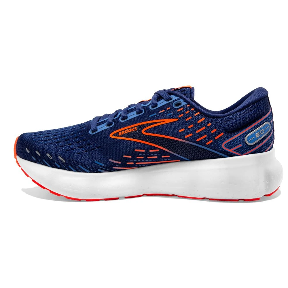 'Brooks' Men's Glycerin 20 - Blue Depths / Palace Blue / Orange 6 'Brooks' Men's Glycerin 20 - Blue Depths / Palace Blue / Orange - Image 6