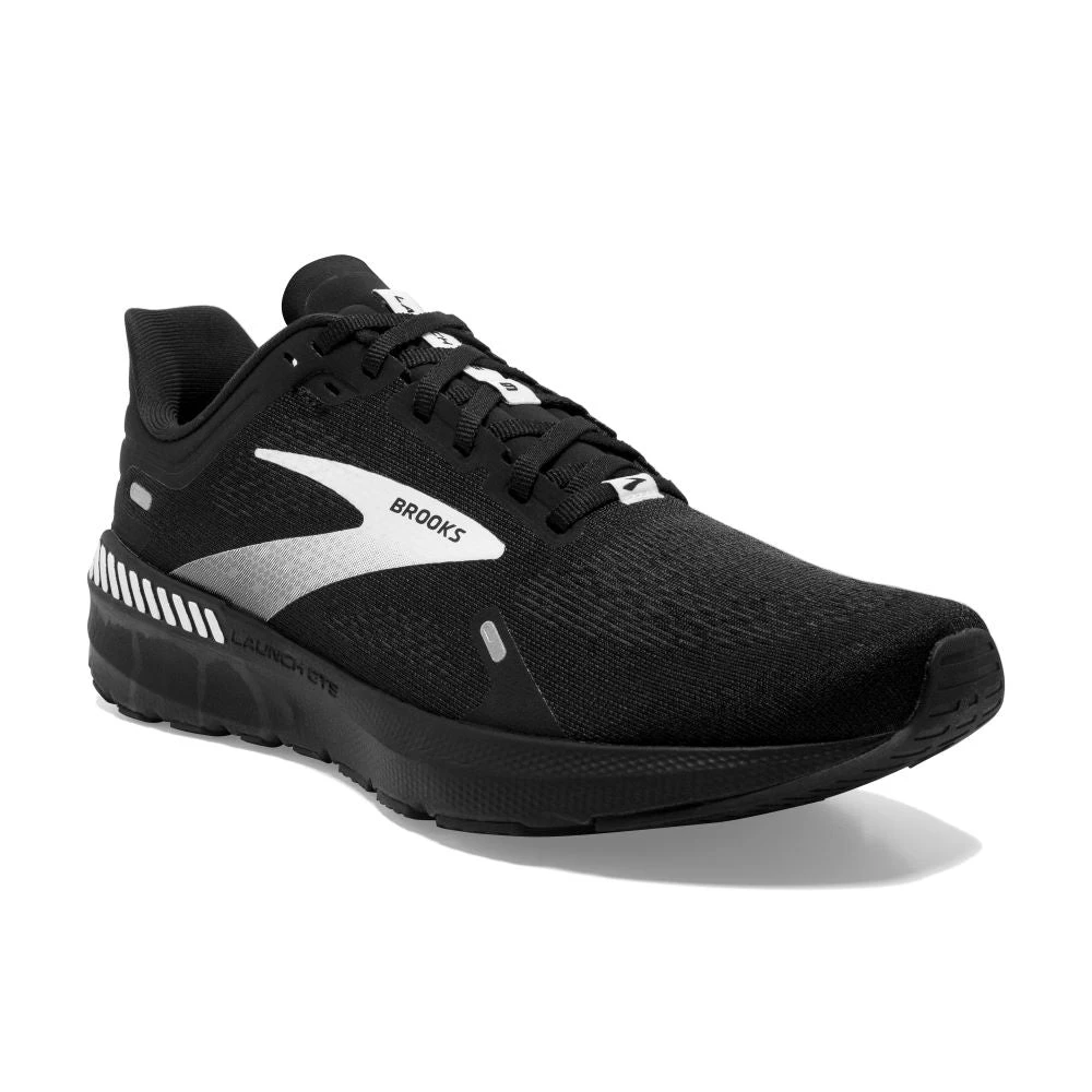 'Brooks' Men's Launch GTS 9 - Black / White 4 'Brooks' Men's Launch GTS 9 - Black / White - Image 4