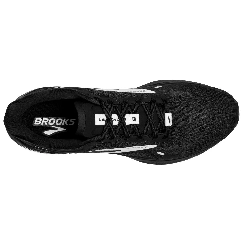 'Brooks' Men's Launch GTS 9 - Black / White 2 'Brooks' Men's Launch GTS 9 - Black / White - Image 2