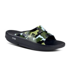 'OOFOS' Women's OOahh Slide Limited Edition - Jungle Camo -Outdoor Clothing Sale 1103BKJUNGCMO shot2 1024x1024@2x