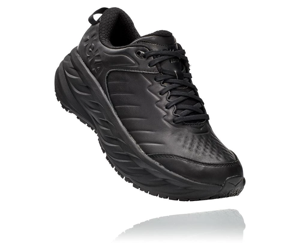 'HOKA' Men's Bondi SR - Black / Black (Wide) 1 'HOKA' Men's Bondi SR - Black / Black (Wide)