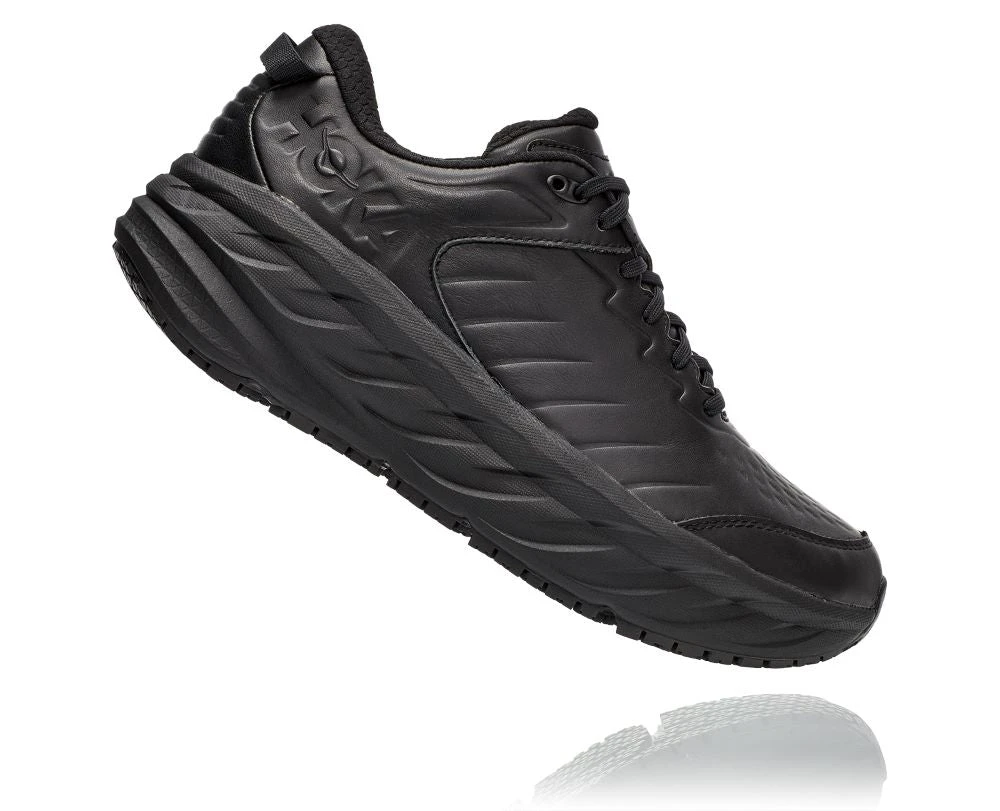'HOKA' Men's Bondi SR - Black / Black (Wide) 4 'HOKA' Men's Bondi SR - Black / Black (Wide) - Image 4