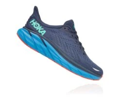 'Hoka' Men's Clifton 8 - Outer Space / Vallarta Blue -Outdoor Clothing Sale 1119393 OSVB 2 1024x1024@2x