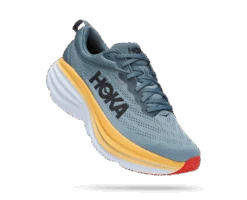 'HOKA' Men's Bondi 8 - Goblin Blue / Mountain Spring (X-Wide)