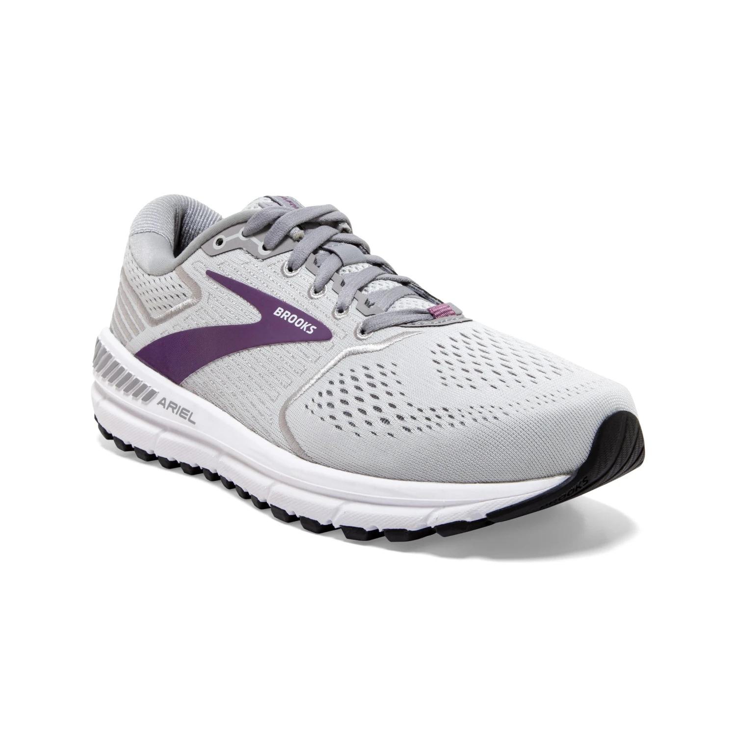 'Brooks' Women's Ariel 20 - Oyster / Alloy / Grape 2 'Brooks' Women's Ariel 20 - Oyster / Alloy / Grape - Image 2