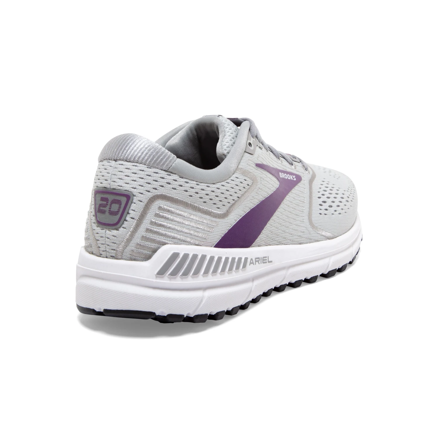'Brooks' Women's Ariel 20 - Oyster / Alloy / Grape 6 'Brooks' Women's Ariel 20 - Oyster / Alloy / Grape - Image 6