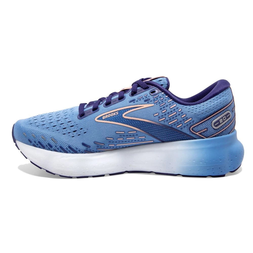 'Brooks' Women's Glycerin 20 - Blissful Blue / Peach / White 6 'Brooks' Women's Glycerin 20 - Blissful Blue / Peach / White - Image 6