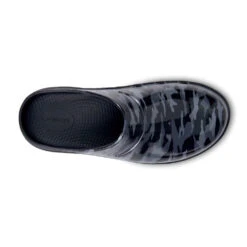 'OOFOS' Women's OOcloog Luxe Pixel Clog - Black / Camo -Outdoor Clothing Sale 1203BLKCAMO 6 1024x1024@2x