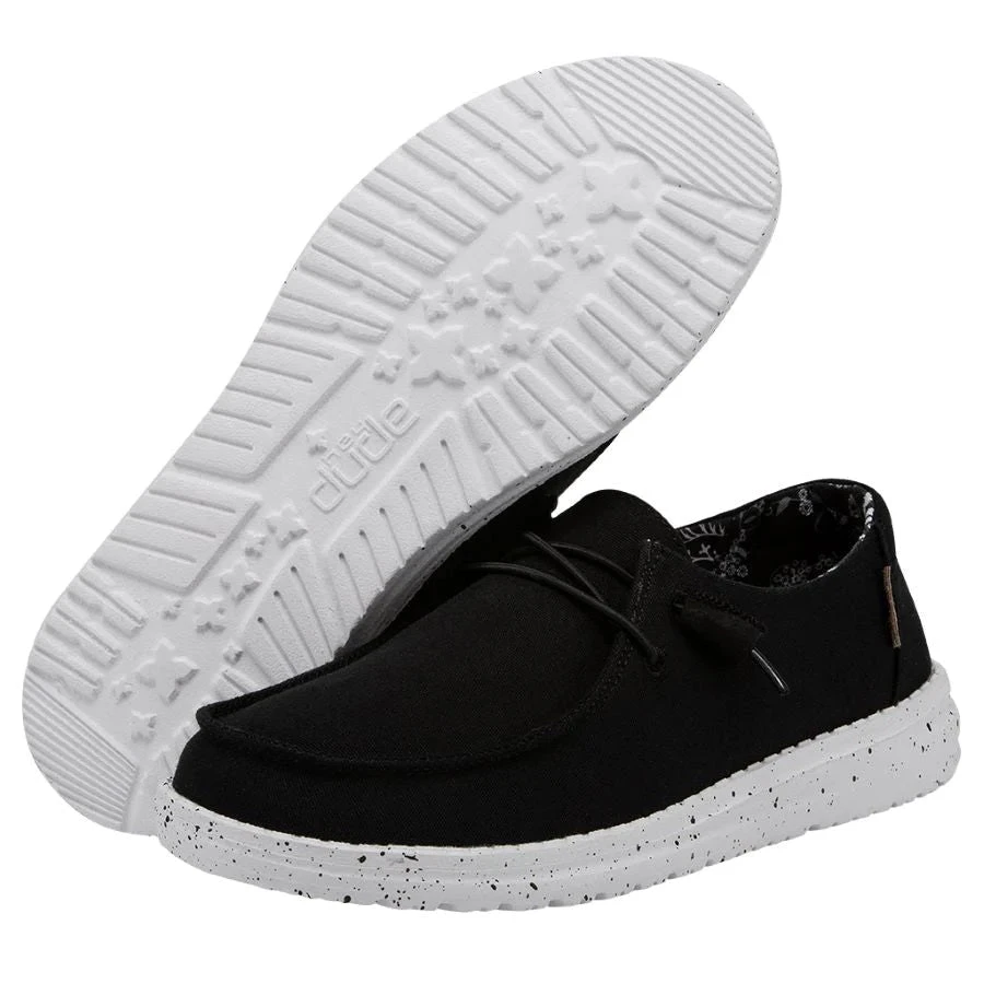 'Hey Dude' Women's Wendy - Black Odyssey 3 'Hey Dude' Women's Wendy - Black Odyssey - Image 3