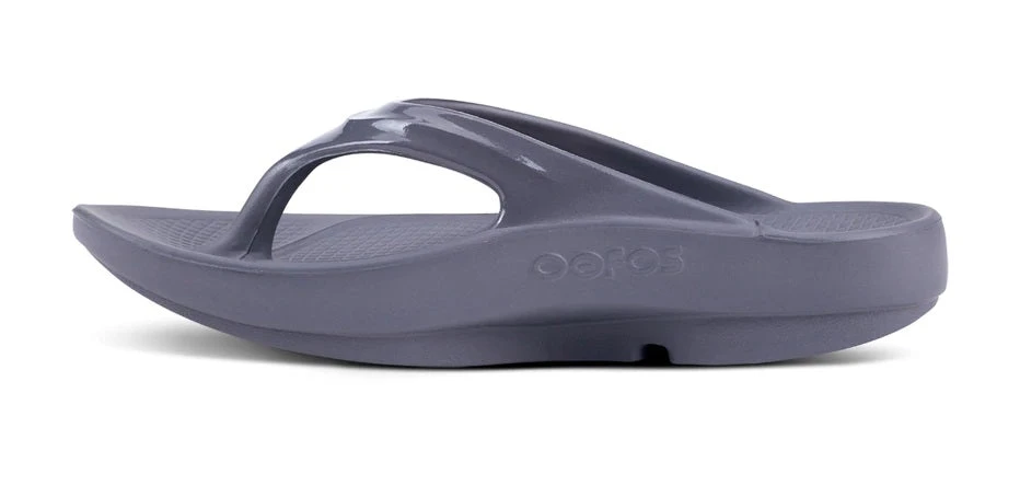 'OOFOS' Women's OOlala Luxe Thong - Slate 6 'OOFOS' Women's OOlala Luxe Thong - Slate - Image 6