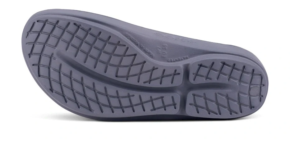 'OOFOS' Women's OOlala Luxe Thong - Slate 3 'OOFOS' Women's OOlala Luxe Thong - Slate - Image 3