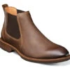 'Florsheim' Men's Lodge Plain Toe Gore Boot - Brown Crazy Horse