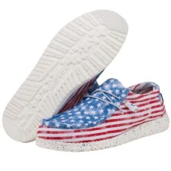 'Hey Dude' Men's Wally - Stars 'N Stripes -Outdoor Clothing Sale 150202699 WALLY STARS N STRIPES 3 1024x1024@2x