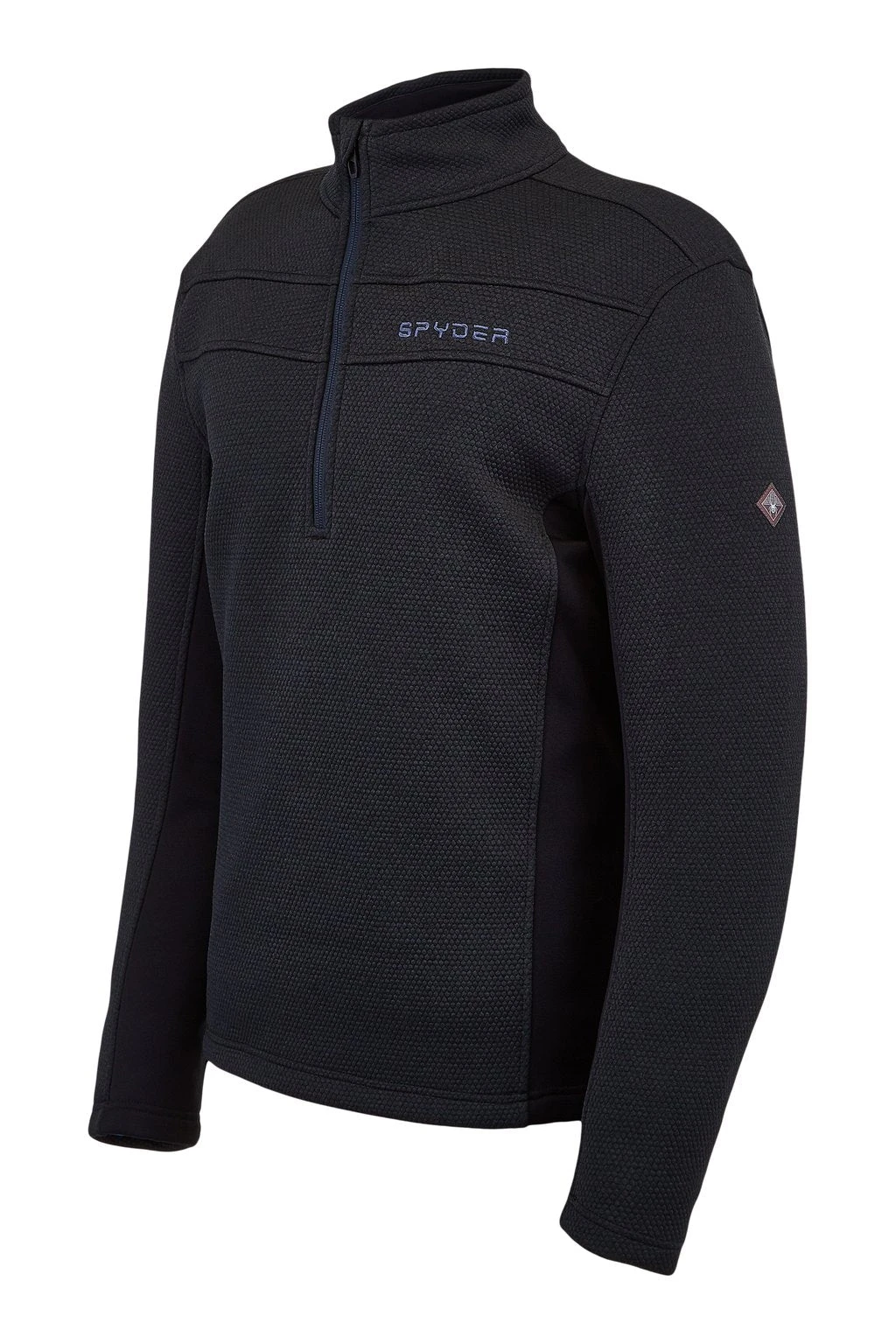 'Spyder' Men's Encore 1/2 Zip Fleece - Black 2 'Spyder' Men's Encore 1/2 Zip Fleece - Black - Image 2