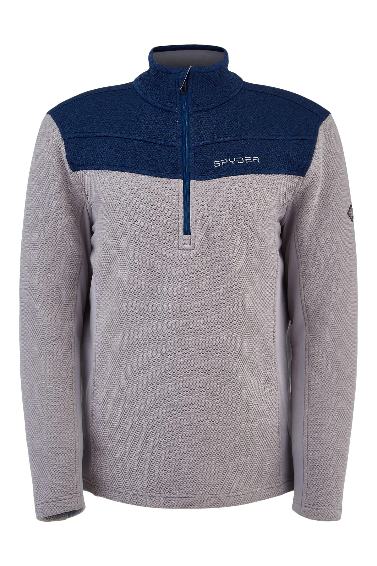'Spyder' Men's Encore 1/2 Zip Fleece - Alloy Abyss 1 'Spyder' Men's Encore 1/2 Zip Fleece - Alloy Abyss