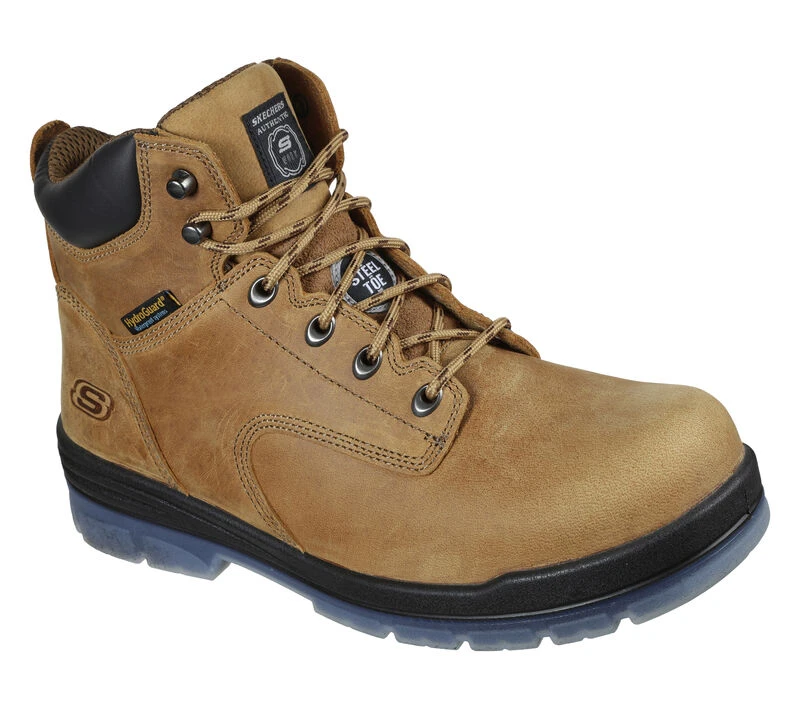 'Skechers' Men's 6" Argum Alkova EH WP Steel Toe - Brown / Tan 5 'Skechers' Men's 6" Argum Alkova EH WP Steel Toe - Brown / Tan - Image 5