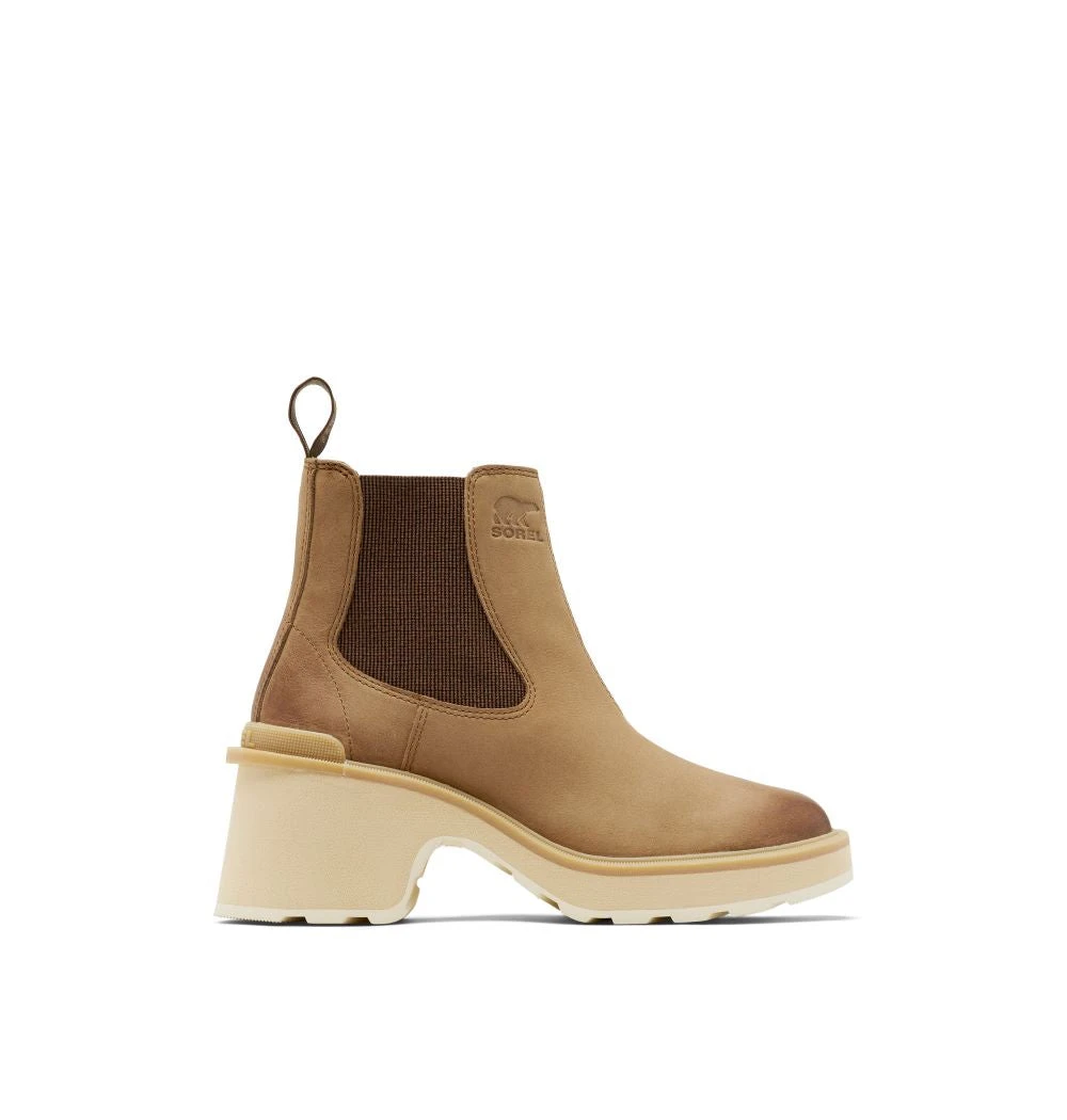 'Sorel' Women's Hi-Line Heel Chelsea Boot - Umber / Ceramic 1 'Sorel' Women's Hi-Line Heel Chelsea Boot - Umber / Ceramic
