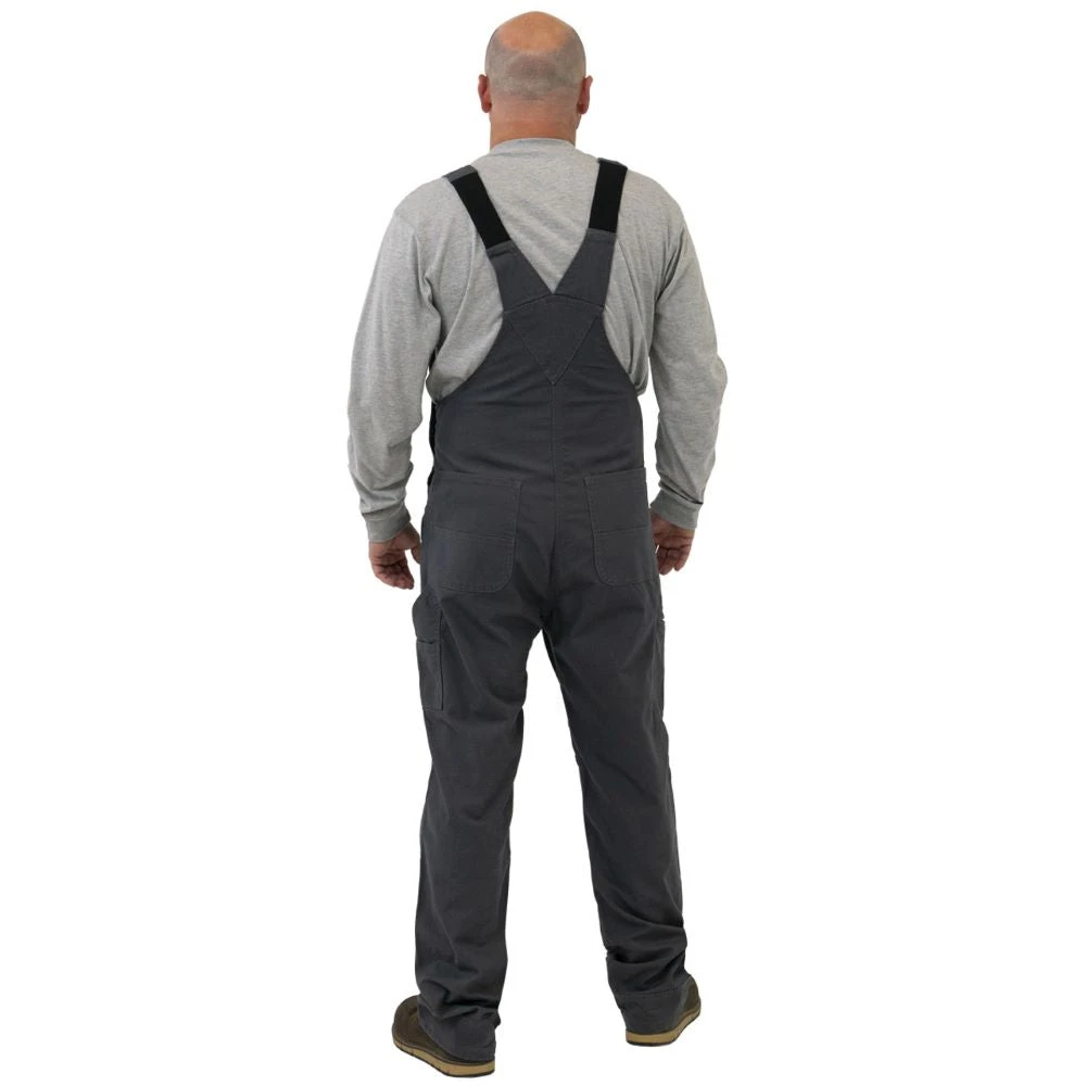 'Key' Men's Flex Duck Bib Overall - Slate 2 'Key' Men's Flex Duck Bib Overall - Slate - Image 2