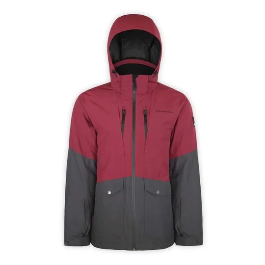 'Boulder Gear' Women's Downslide WP Jacket - Maroon 1 'Boulder Gear' Women's Downslide WP Jacket - Maroon