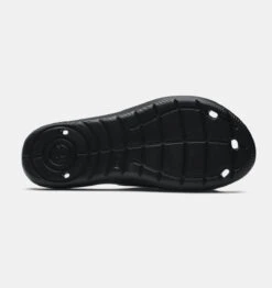 'Under Armour' Men's Locker IV Slide Sandal - Black / Black / White 7 'Under Armour' Men's Locker IV Slide Sandal - Black / Black / White -Outdoor Clothing Sale 3023758 001 SOLE 1024x1024@2x