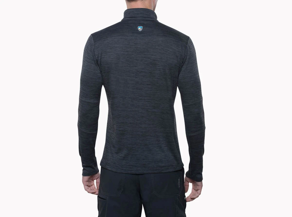 'Kuhl' Men's Alloy 1/4 Zip Sweater - Graphite 2 'Kuhl' Men's Alloy 1/4 Zip Sweater - Graphite - Image 2