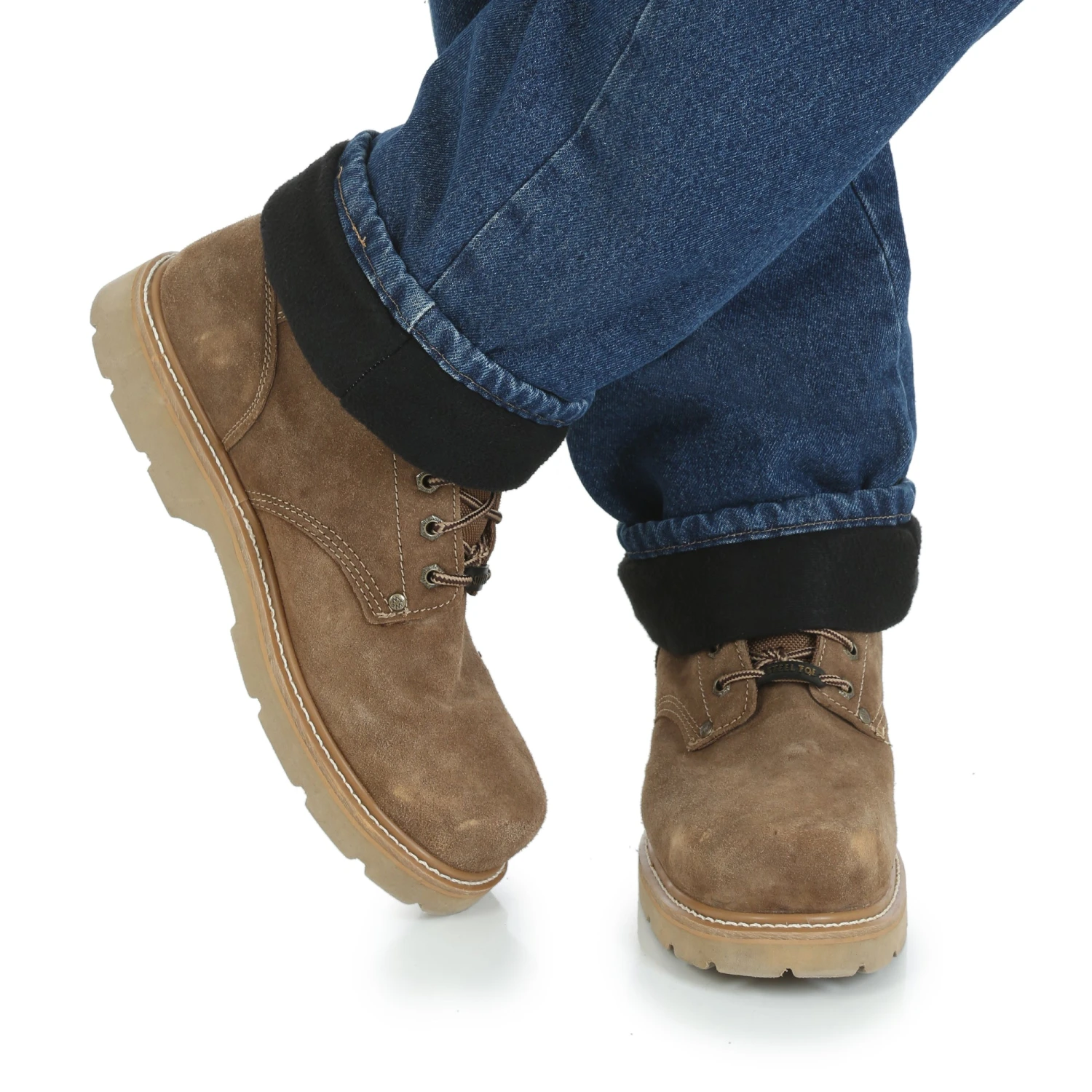 'Wrangler' Men's Quilt Lined 5 Pocket Jeans - Antique Indigo 4 'Wrangler' Men's Quilt Lined 5 Pocket Jeans - Antique Indigo - Image 4